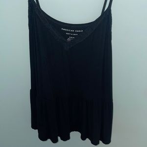 Black American Eagle Tank Top